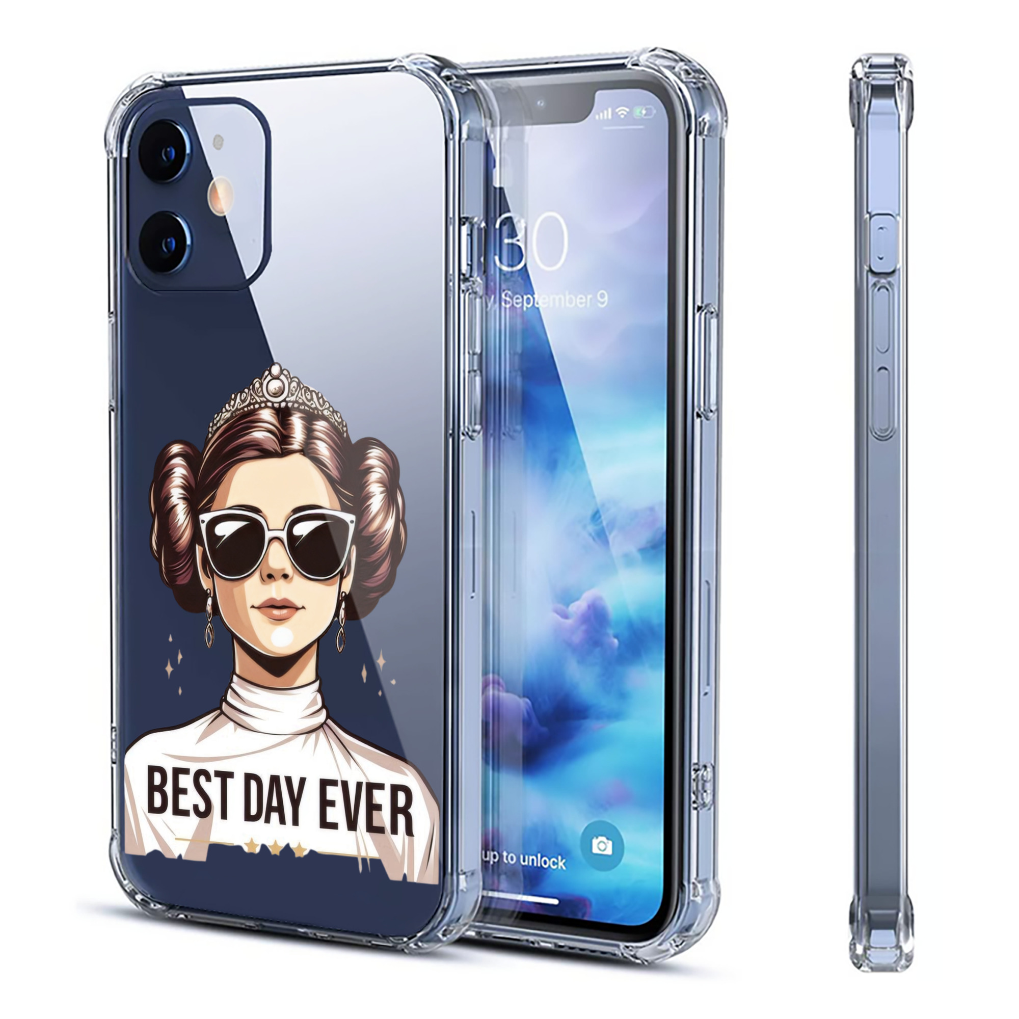 （画像用） スター・ウォーズ Star Wars 【iPhone 12シリーズ対応】透明スマホケース（クリアソフトケース）